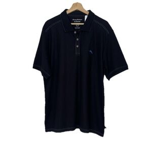 Tommy Bahama Black Island Zone Supima Trim Fit Polo Sz. XL NWT!